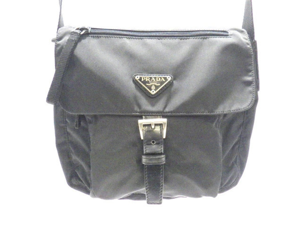 Prada Messenger Crossbody Bag Black